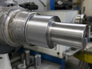 Восстановленное посадочное место вала после напыления и обработки